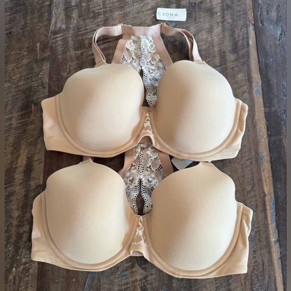 Soma Embraceable Lace RacerBack Bras